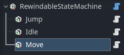 RewindableStates under a state
machine