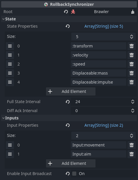 RollbackSynchronizer configuration