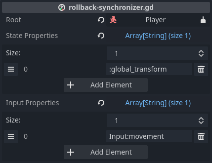 RollbackSynchronizer settings